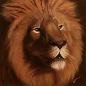 Quadro de Animais - Rei das Selvas