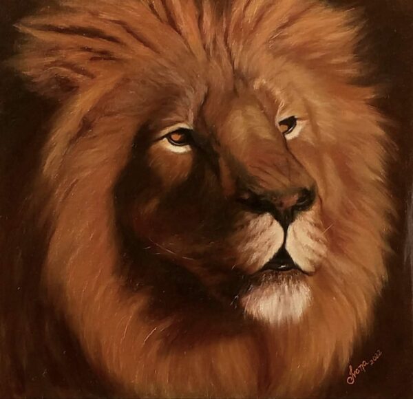 Quadro de Animais - Rei das Selvas