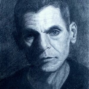 Desenho em carvão - Retrato Masculino