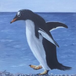Quadro de Animais - Pinguim